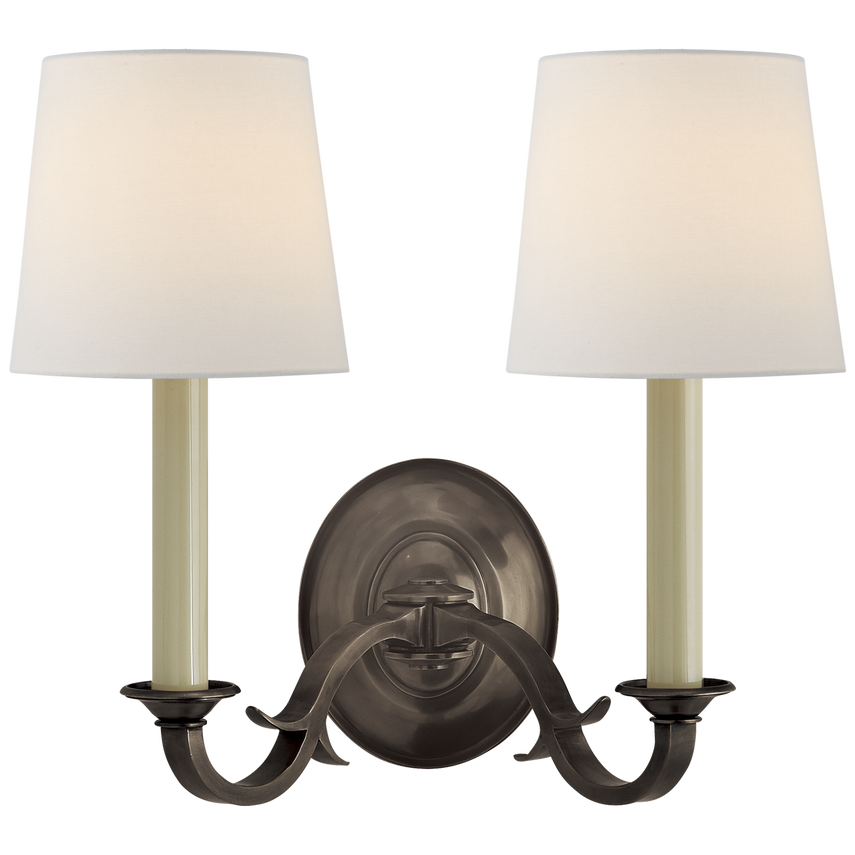 Visual Comfort, Chamer Double Sconce