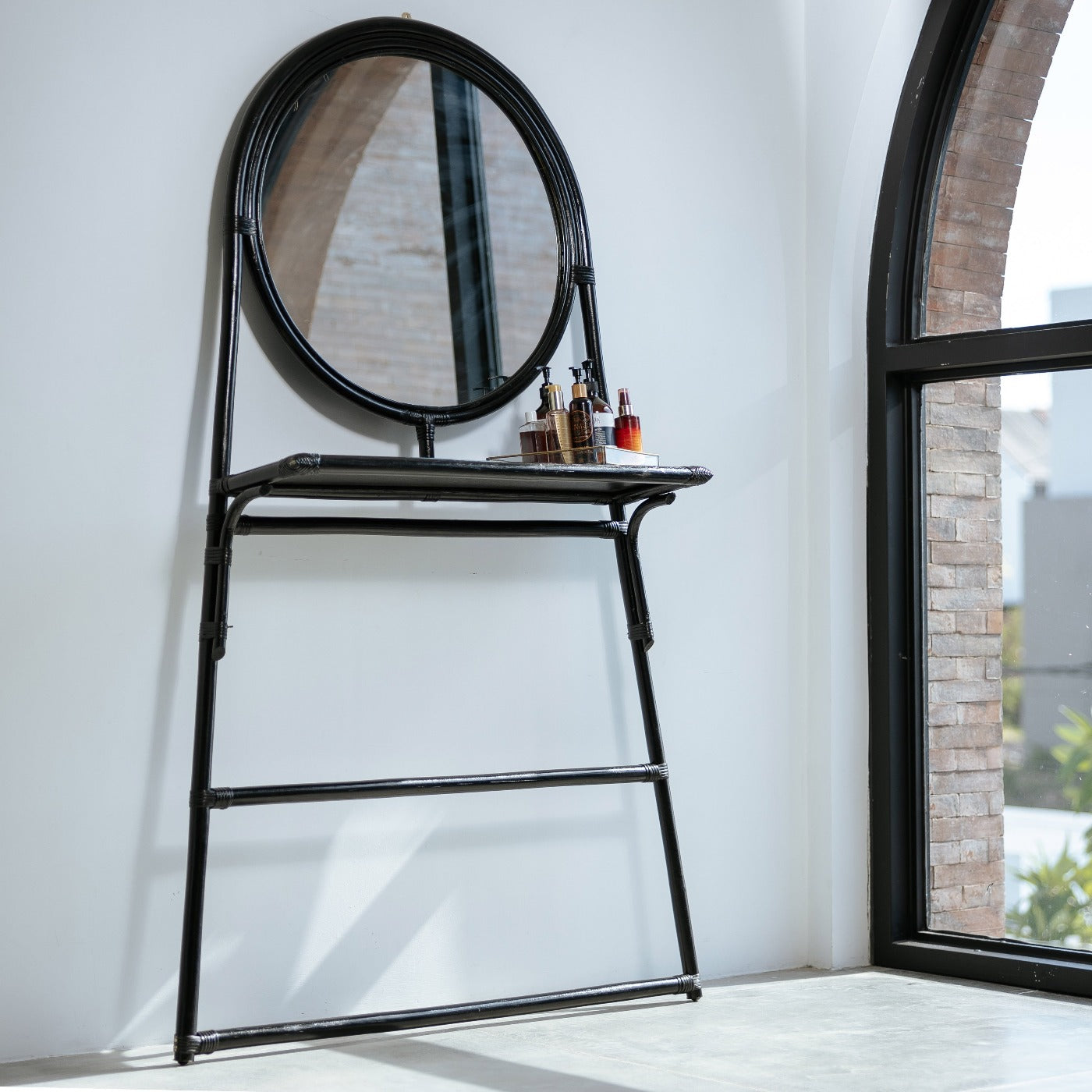 France & Son, Charyn Standing Mirror with Shelf