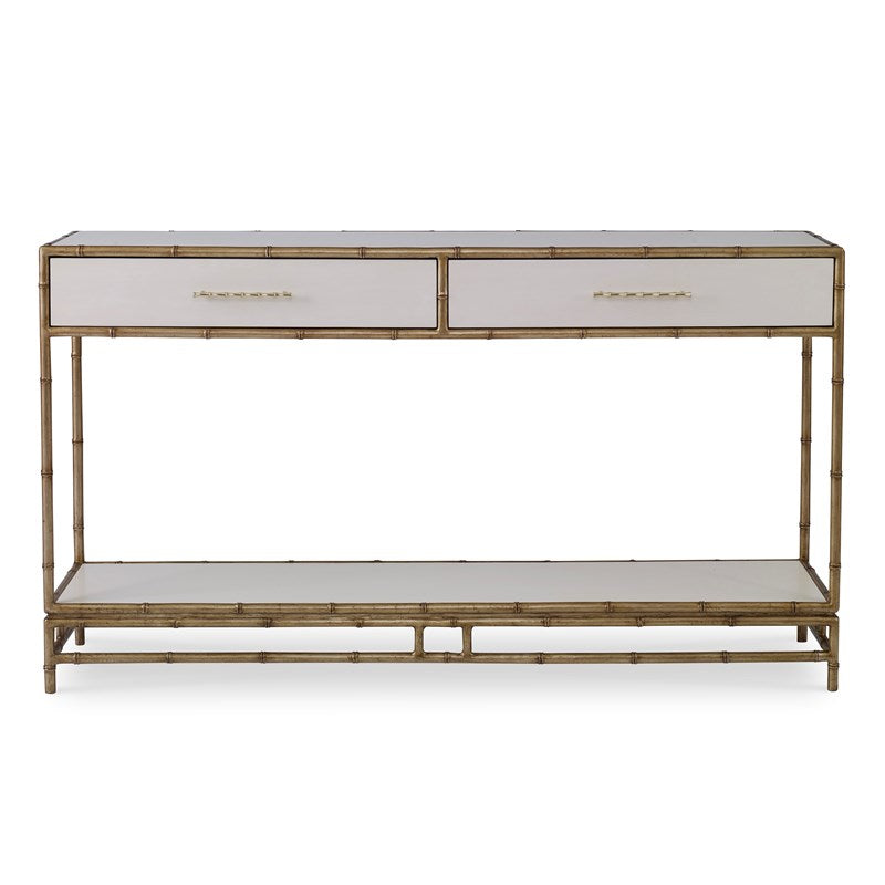 Ambella, Chinoiserie Console Table - Linen