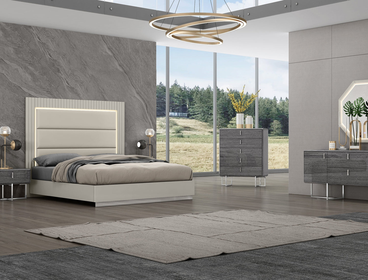 Whiteline Modern Living, Chloe Bed