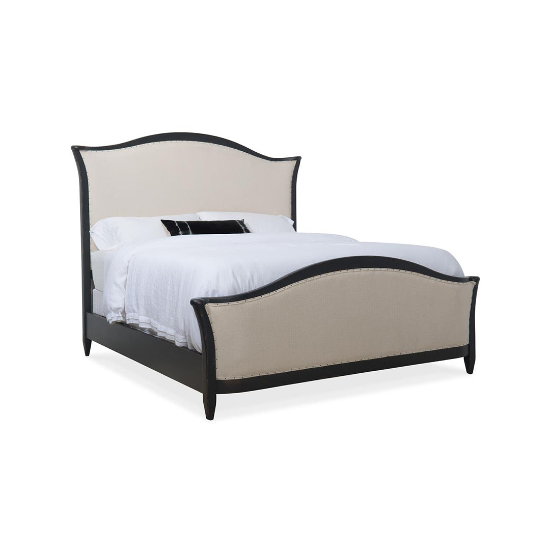 Hooker, Ciao Bella King Upholstered Bed- Black