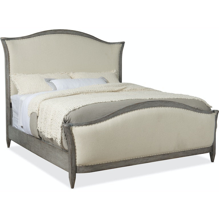 Hooker, Ciao Bella Upholstered Bed - Speckled Gray