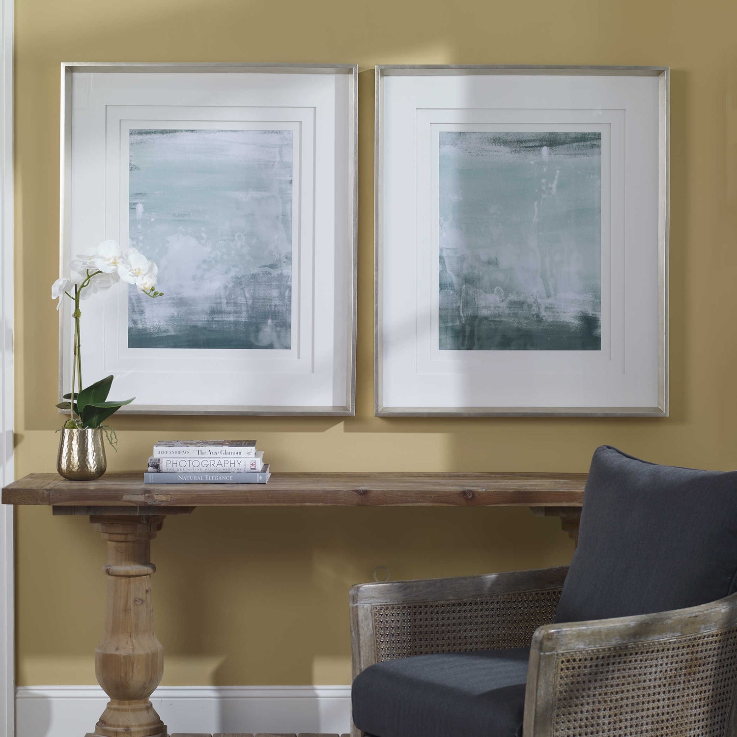 Uttermost, Coastal Patina Framed Prints, S/2