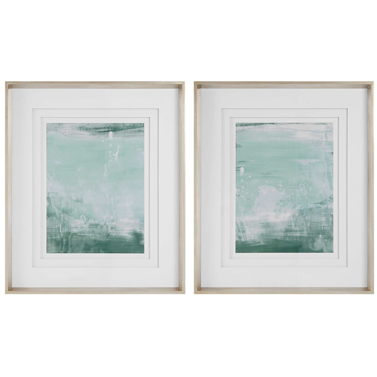 Uttermost, Coastal Patina Framed Prints, S/2