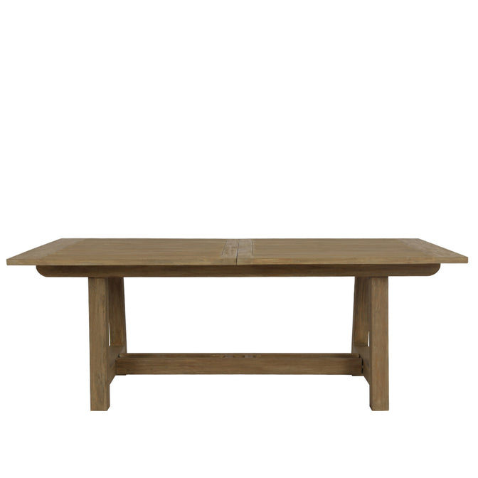 Sunset West, Coastal Teak 79"-118" Dining Table With Leaf Extension