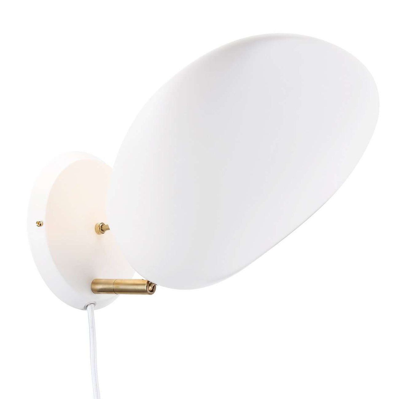 France & Son, Cobra Wall Sconce - White