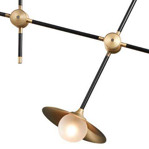 France & Son, Collared Baton Chandelier