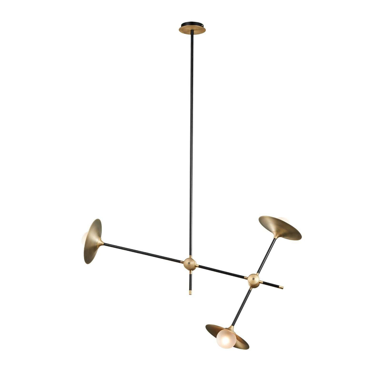 France & Son, Collared Baton Chandelier