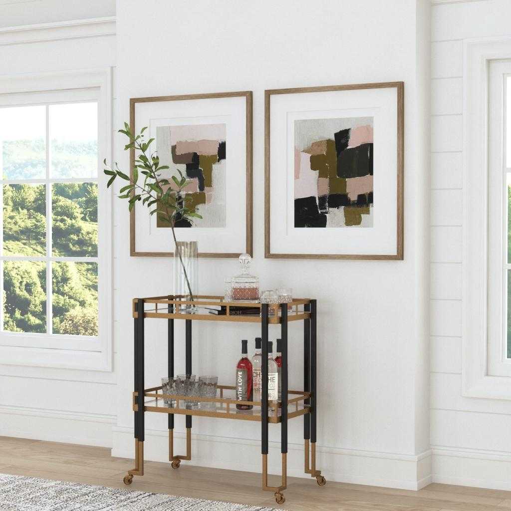 Uttermost, Color Block Framed Prints Set of 2