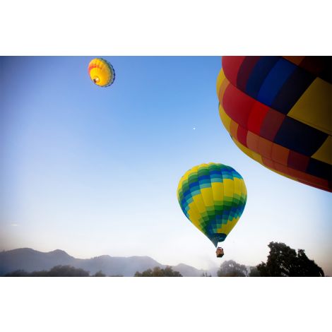 Wendover, Colorful Hot Air Balloon