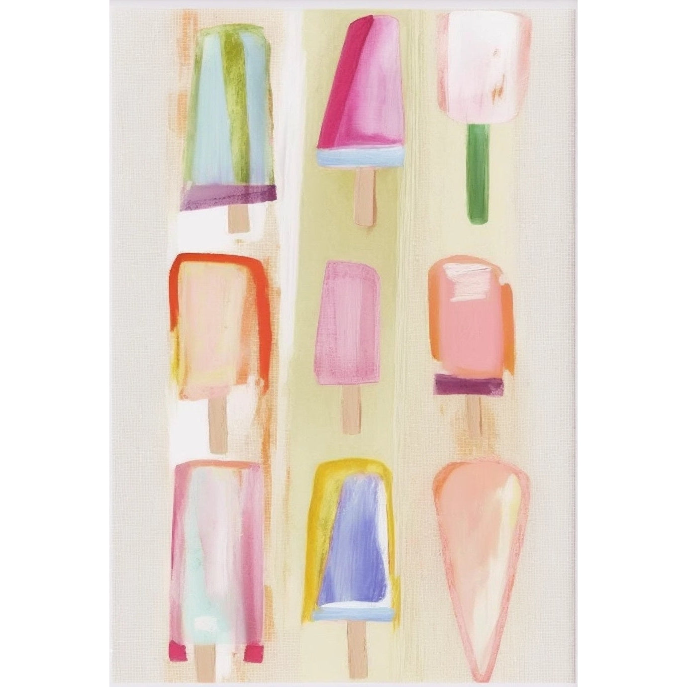 FASart, Colorful Popsicle Geometrics - Limited Edition Print