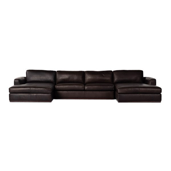 Four Hands, Colt 3pc U Sectional-Heirloom Cigar