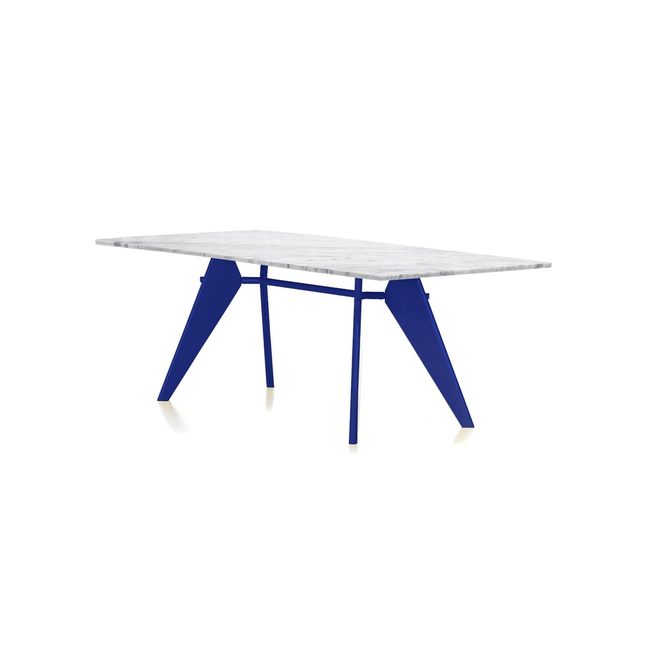 France & Son, Jean Cobalt Blue Marble Dining Table