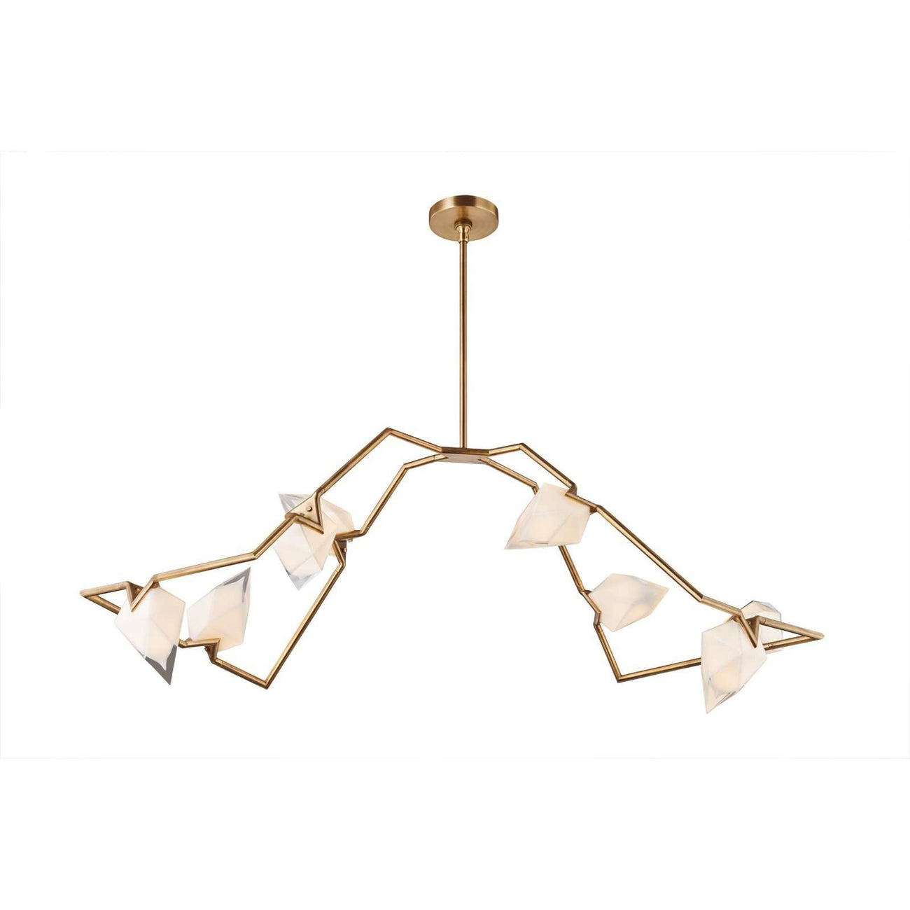 France & Son, Modern Branching Geode Chandelier - Large