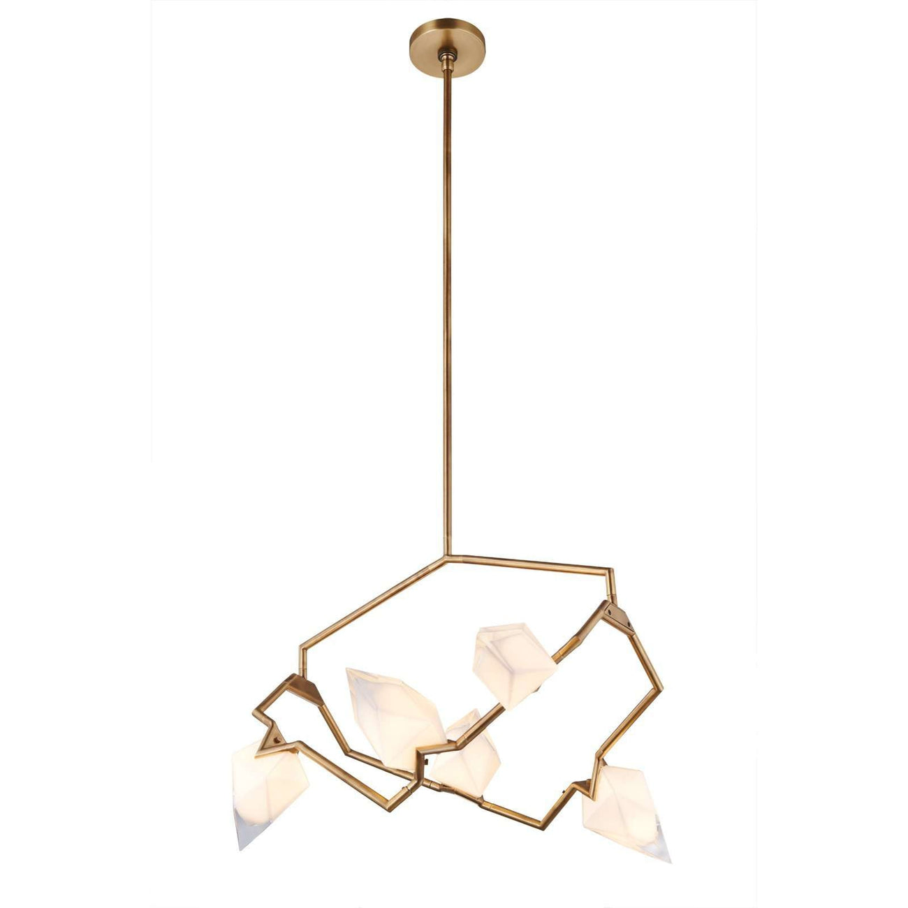 France & Son, Modern Geode Chandelier